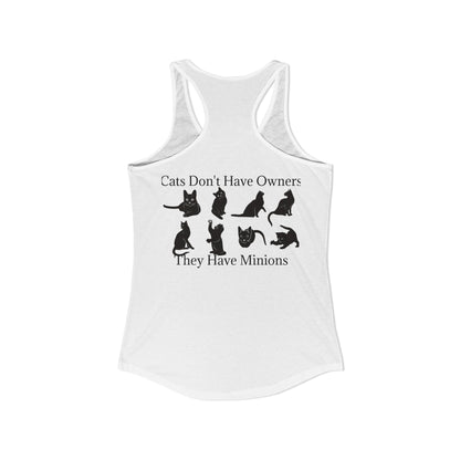 Cat Minions Women's Racerback Tank