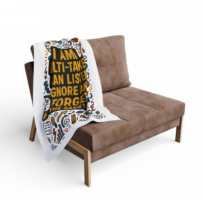 Multi-Tasker Arctic Fleece Blanket