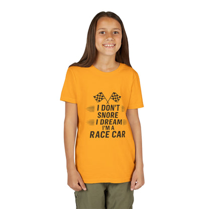 I Don't Snore Youth Unisex Short Sleeve Crewneck Tee