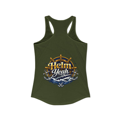 Helm Yeah Women's Racerback Tank