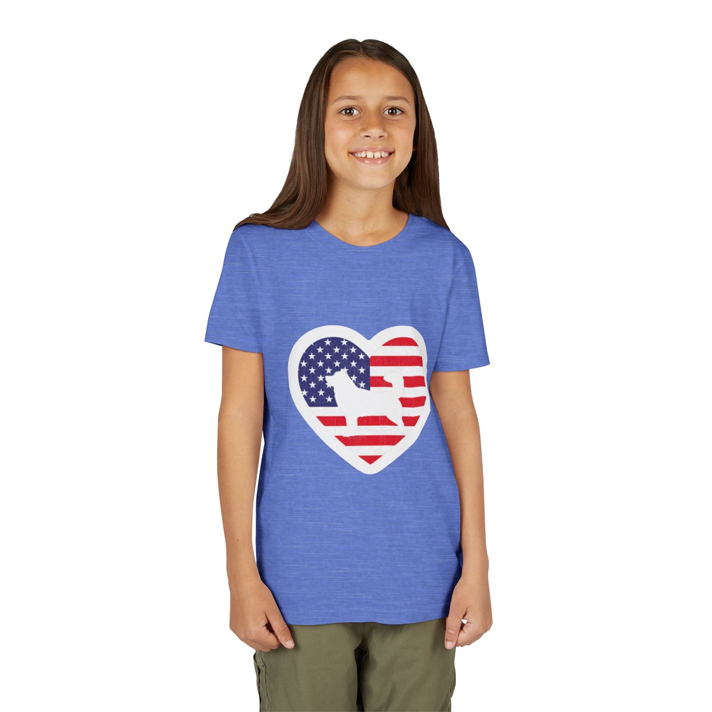 Malamute Flag Youth Unisex Short Sleeve Crewneck Tee