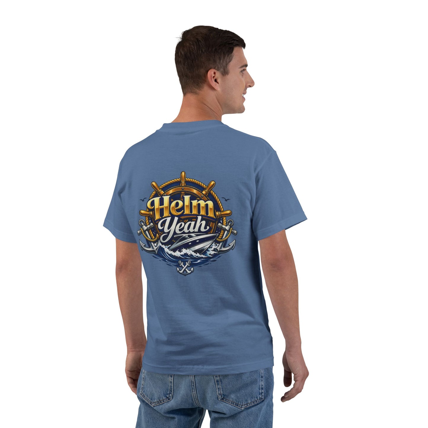 Helm Yeah Men's Short-Sleeve Crewneck Tee