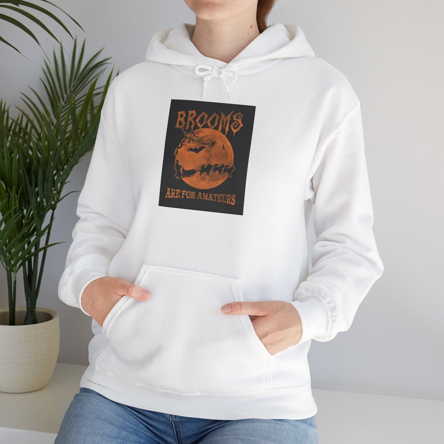 Brooms Are For Amateurs Unisex Hoodie