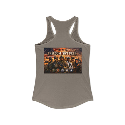 Freedom Isn't Free Women's Racerback Tank