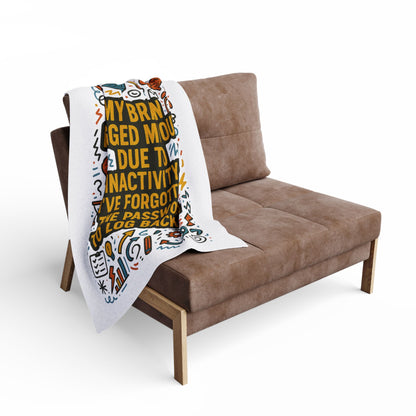Logged Out Arctic Fleece Blanket