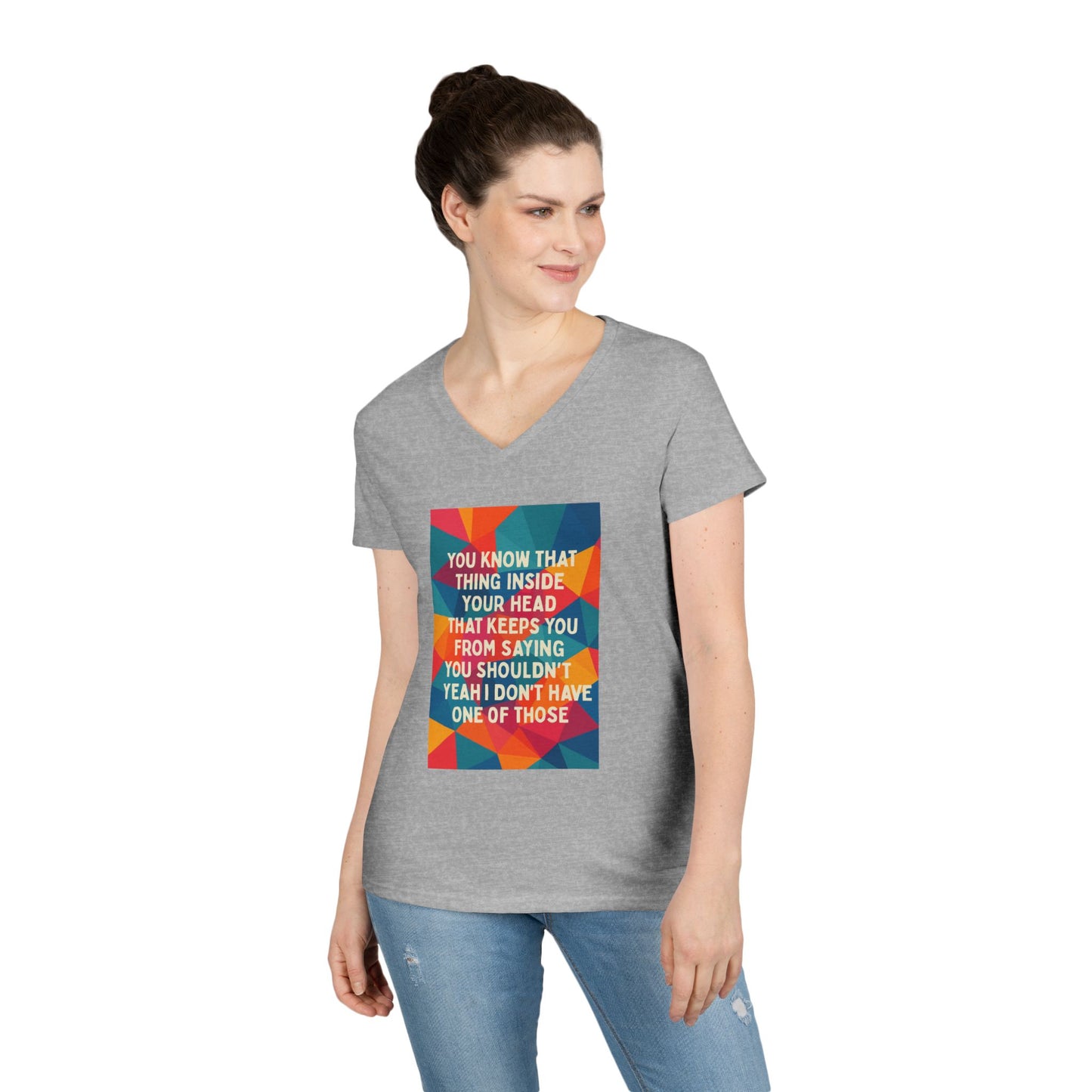 No Filter Women's V-Neck T-Shirt