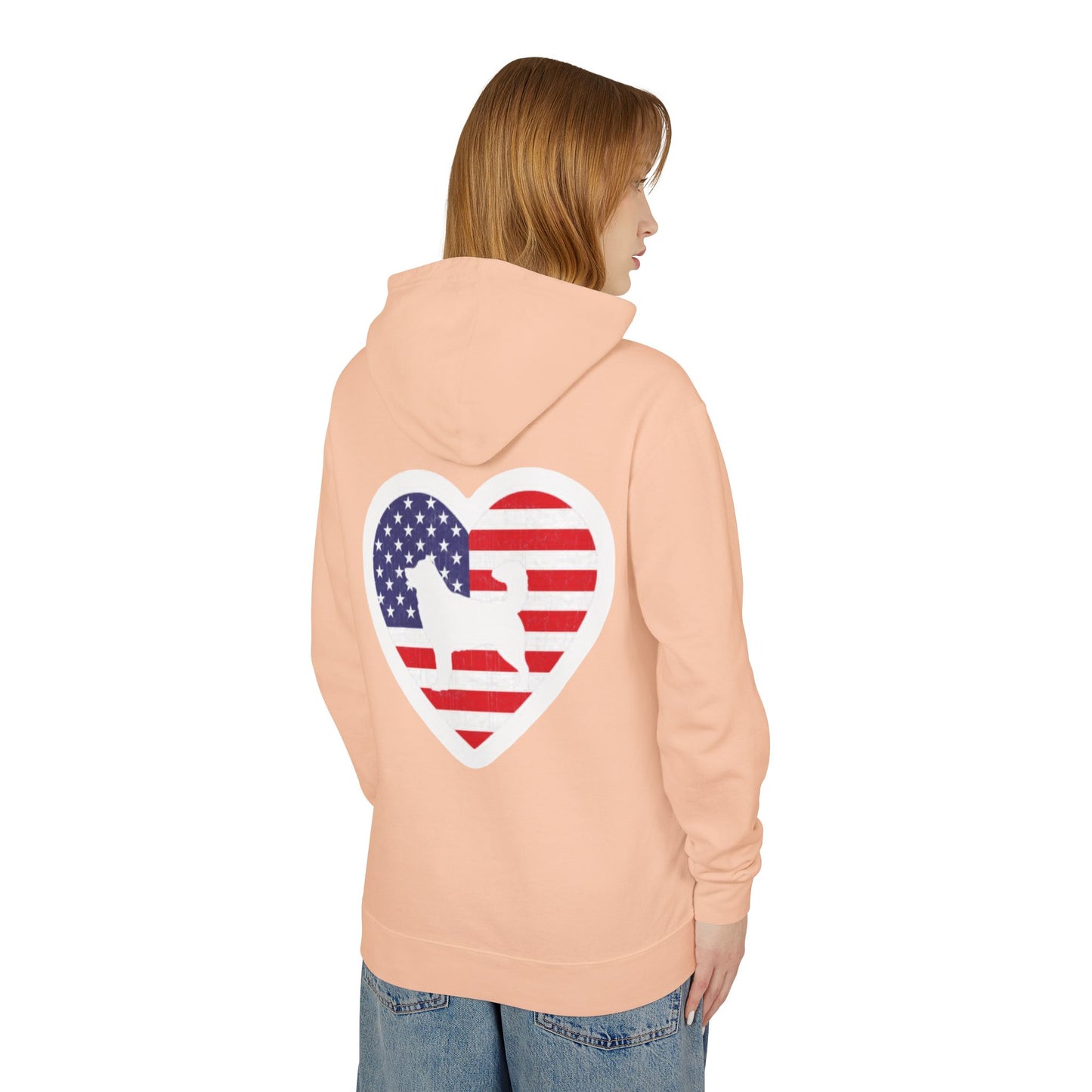 Malamute Flag Unisex Lightweight Hoodie