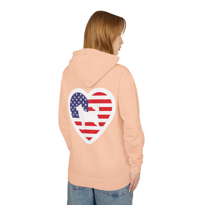 Malamute Flag Unisex Lightweight Hoodie