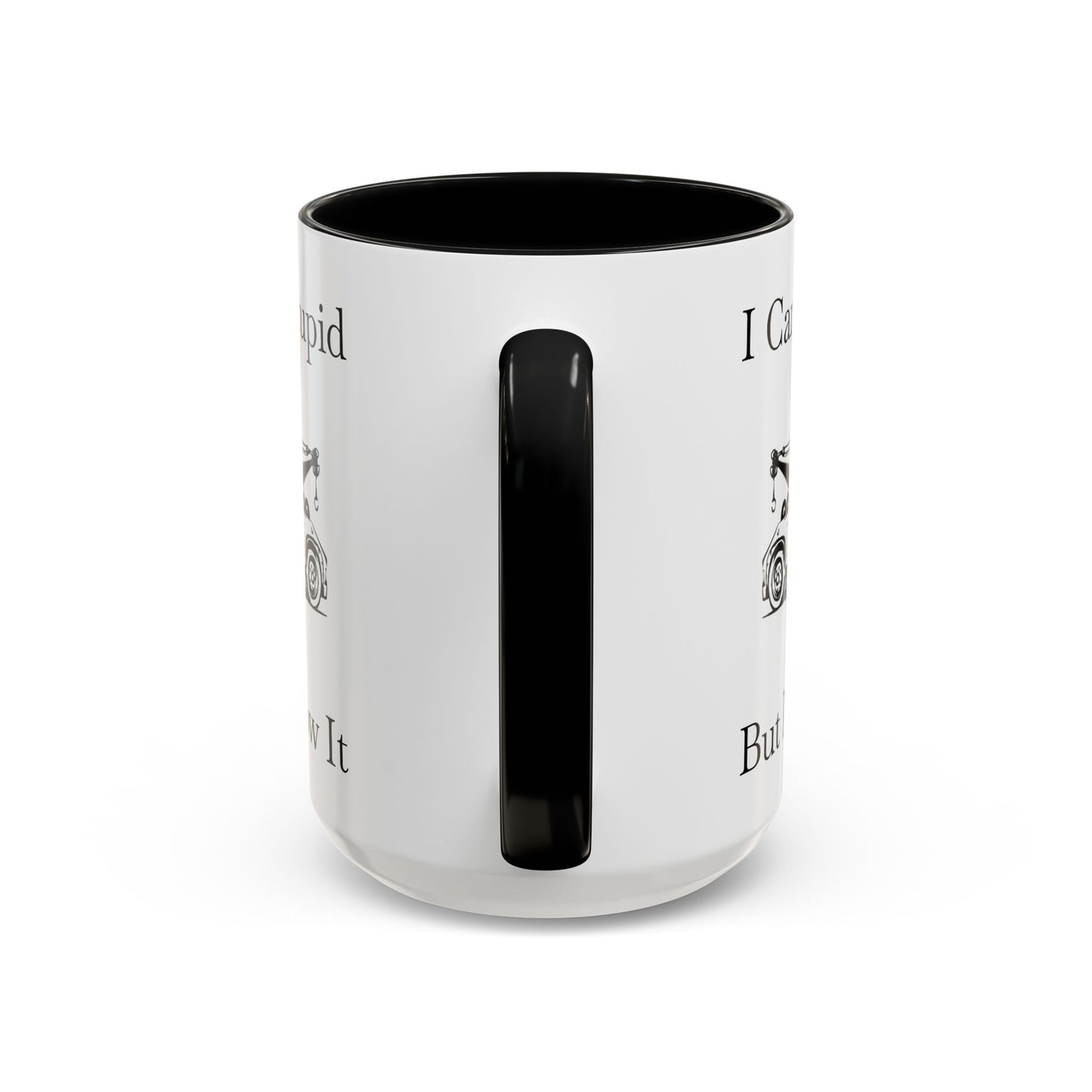I Can't Fix Stupid Wheel Lift Tow Truck 2-Tone Coffee Mug