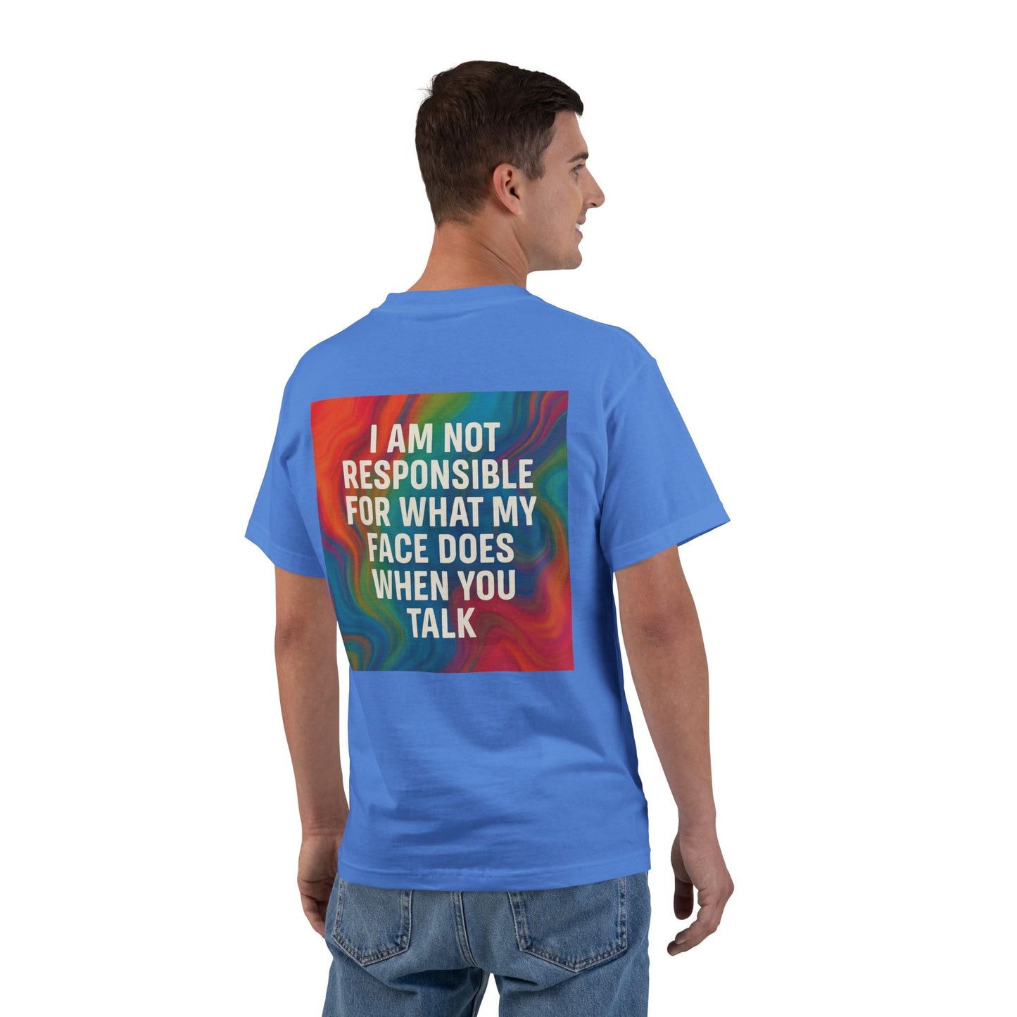 When You Talk Men's Short-Sleeve Crewneck Tee