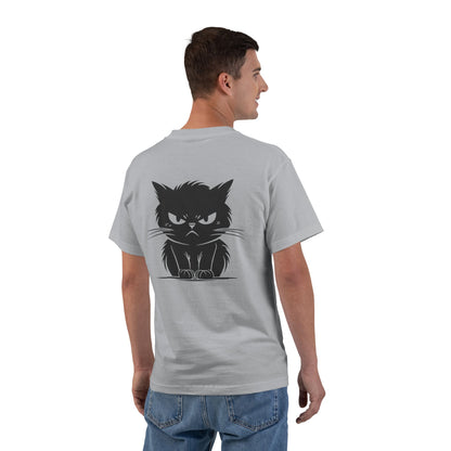 Angry Cat Men's Short-Sleeve Crewneck Tee