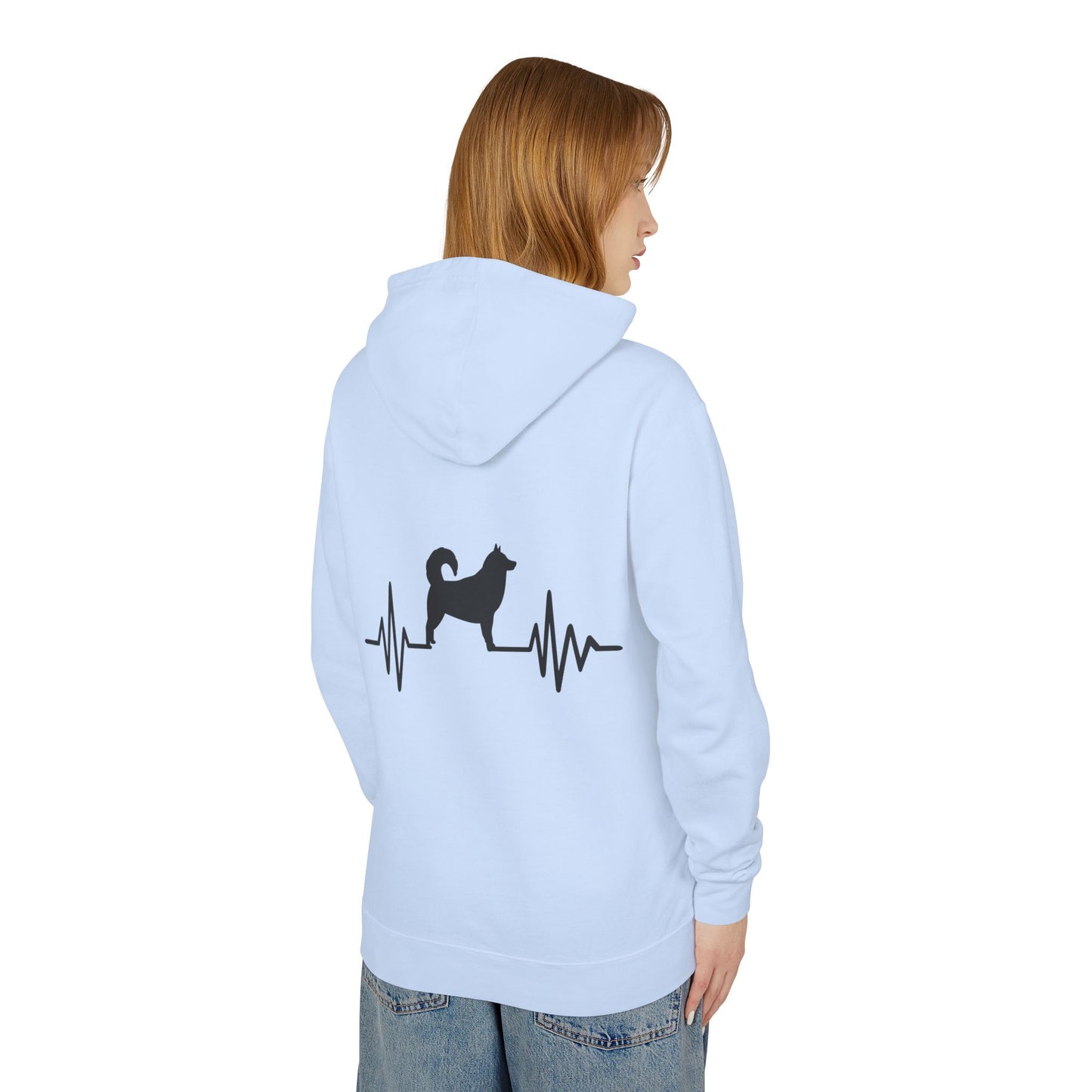 My Heart Beats For Malamutes Unisex Lightweight Hoodie