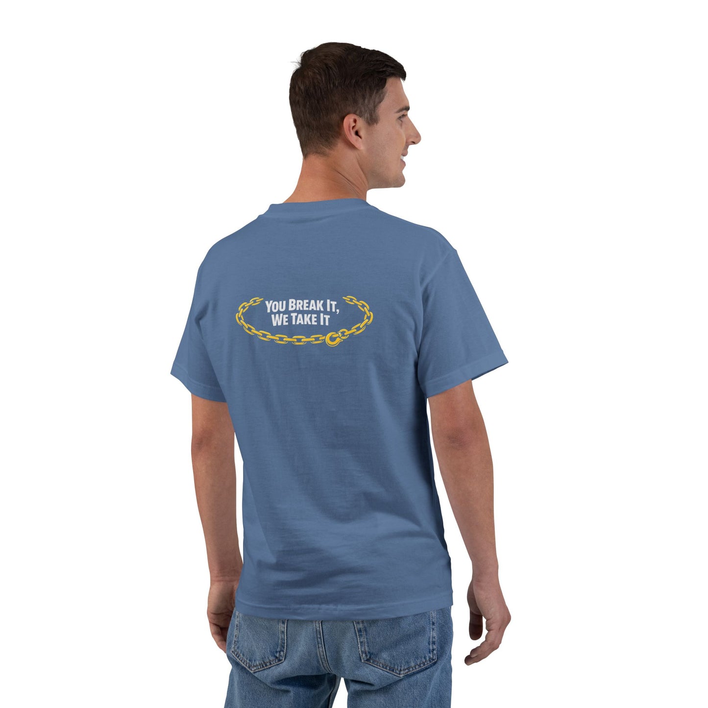 You Break It Men's Short-Sleeve Crewneck Tee