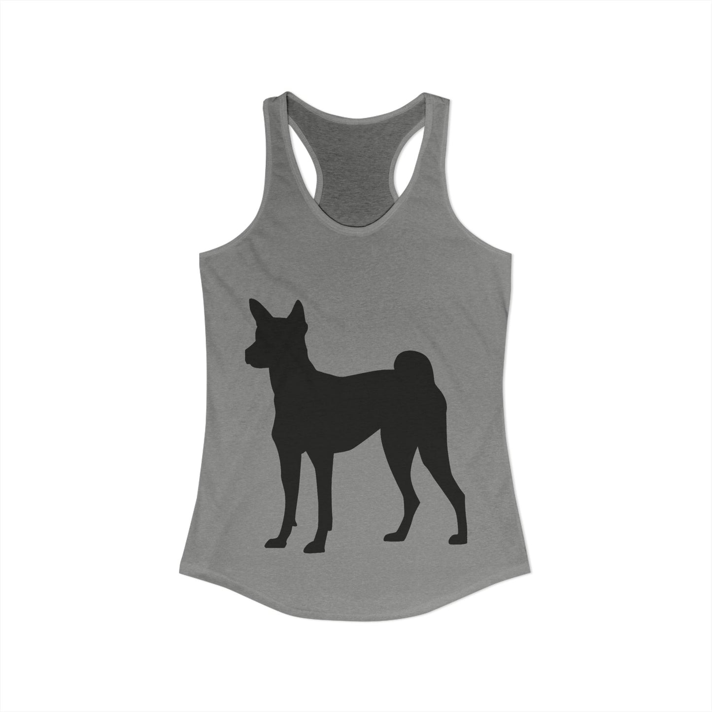 Basenji Silhouette Women's Racerback Tank