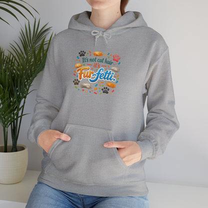 Fur-Fetti Cat Unisex Hoodie