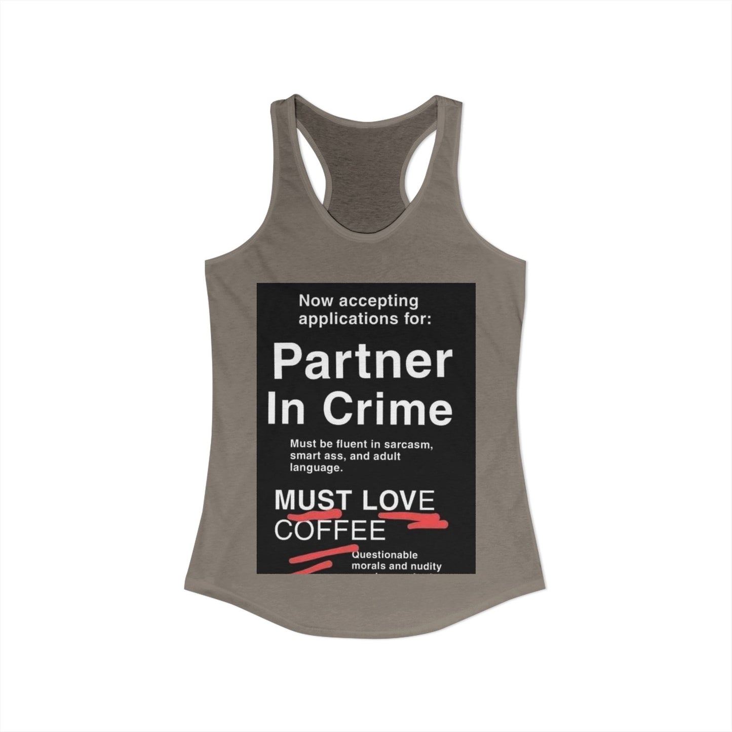 Partner In Crime Women's Racerback Tank