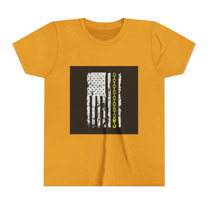 Thin Yellow Line Youth Unisex Short Sleeve Crewneck Tee