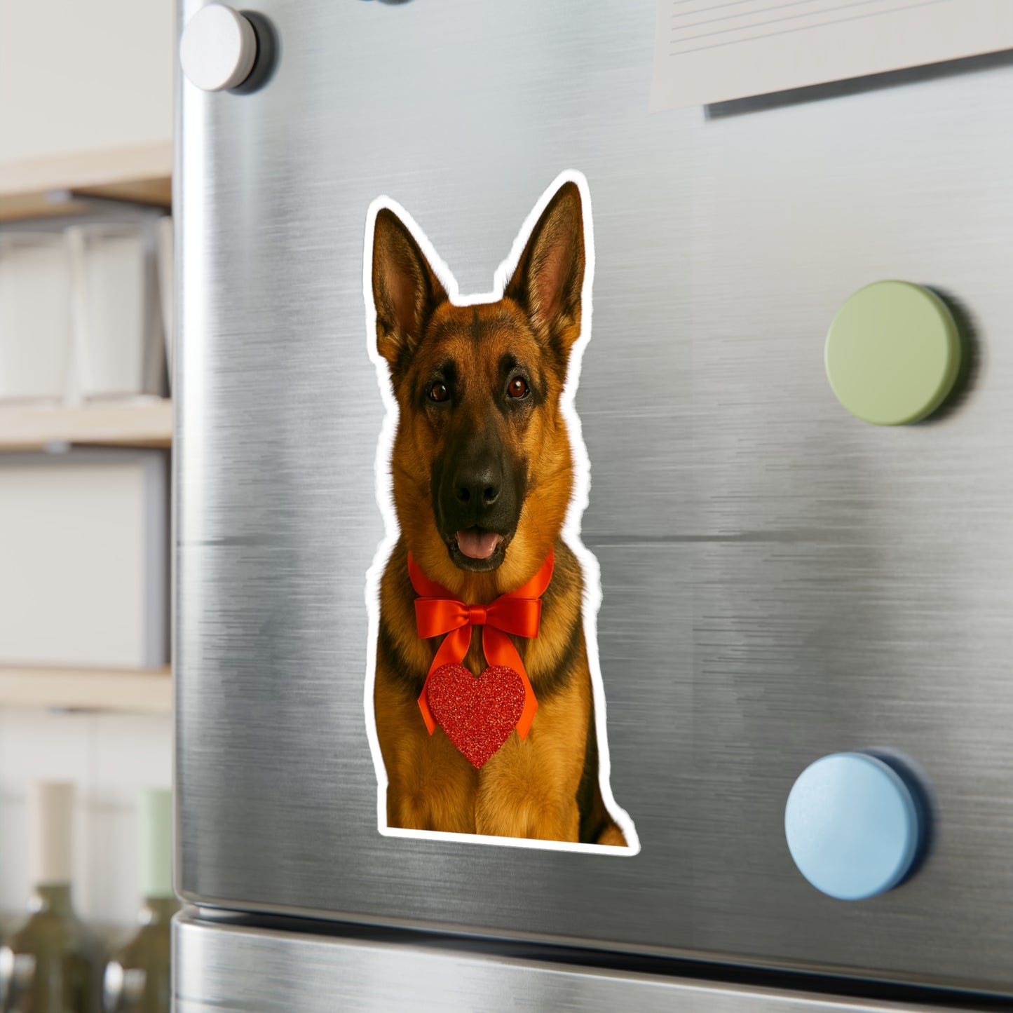 Cupid's Companion German Shepherd Vinyl Decal
