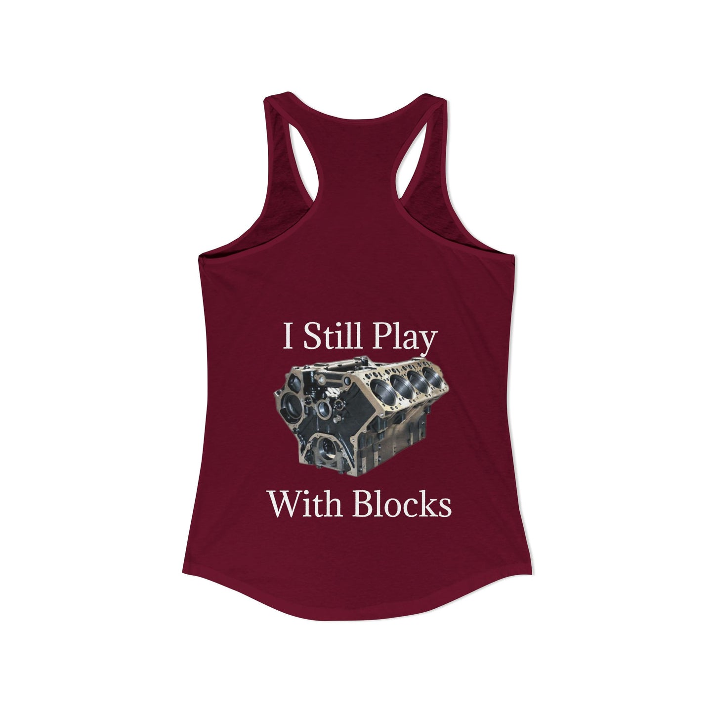 Play With Blocks Women's Racerback Tank