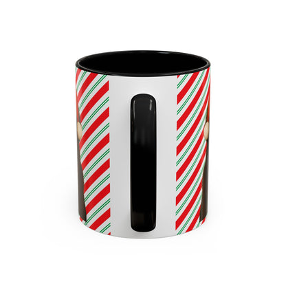 Santa Paws Newfie 2-Tone Coffee Mug