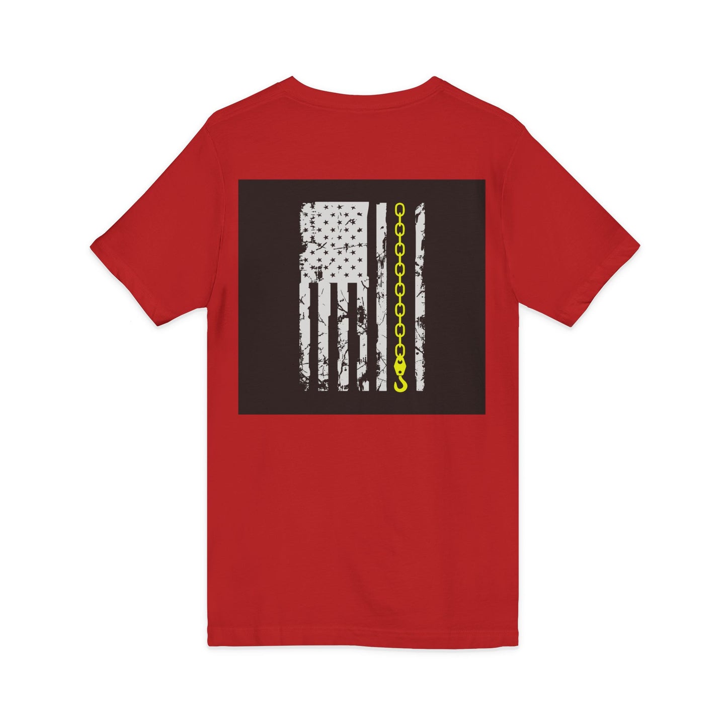 Thin Yellow Line Unisex Short Sleeve V-Neck Tee
