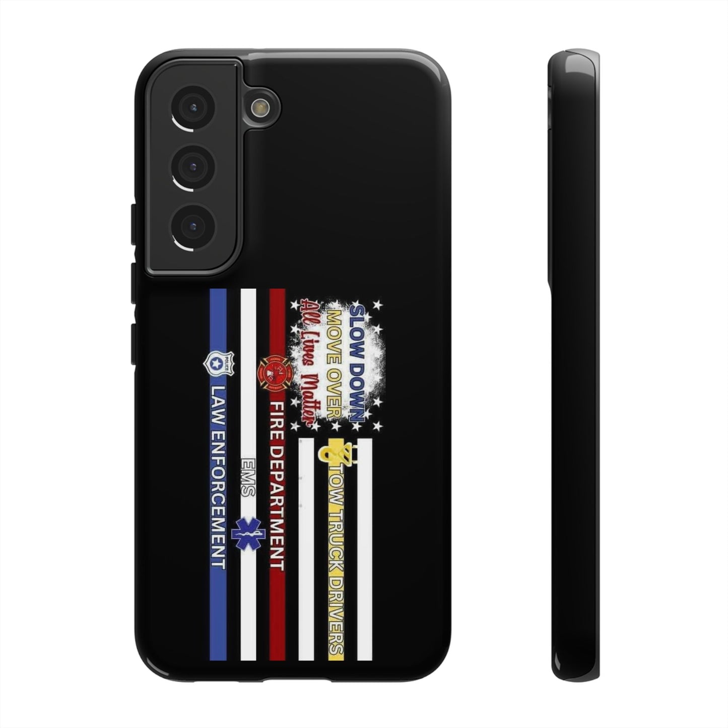 Slow Down Move Over Flag Samsung Case