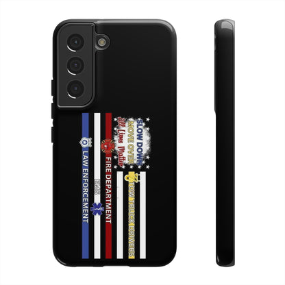 Slow Down Move Over Flag Samsung Case