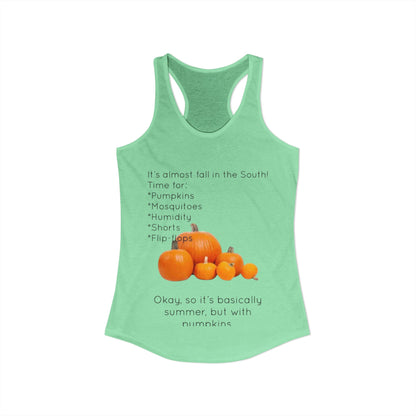 Fall In The South Women's Racerback Tank