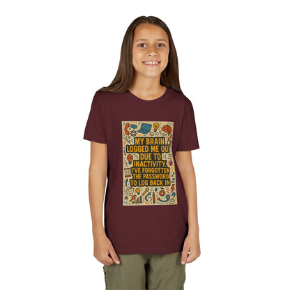 Logged Out Youth Unisex Short Sleeve Crewneck Tee