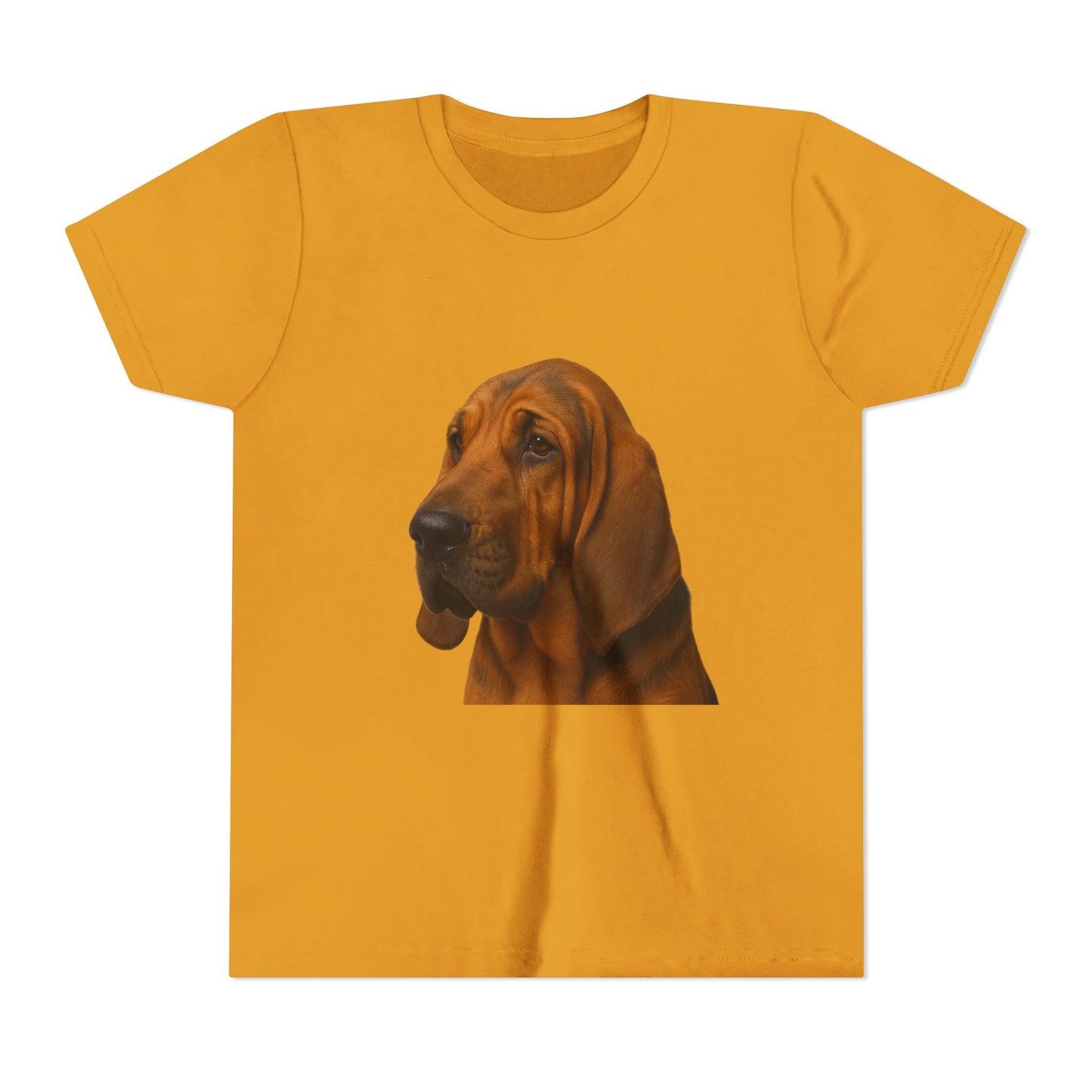 Bloodhound Head Youth Unisex Short Sleeve Crewneck Tee
