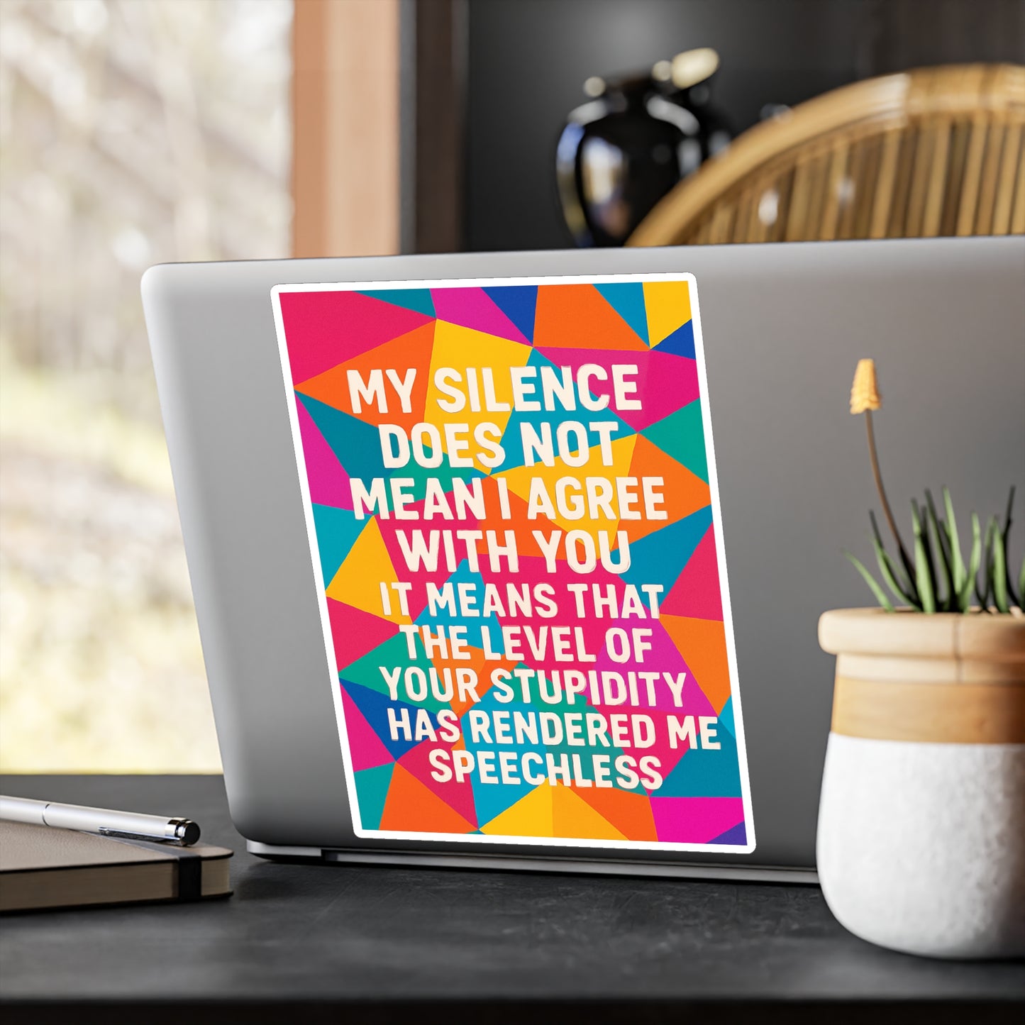 Speechless Vinyl Decal