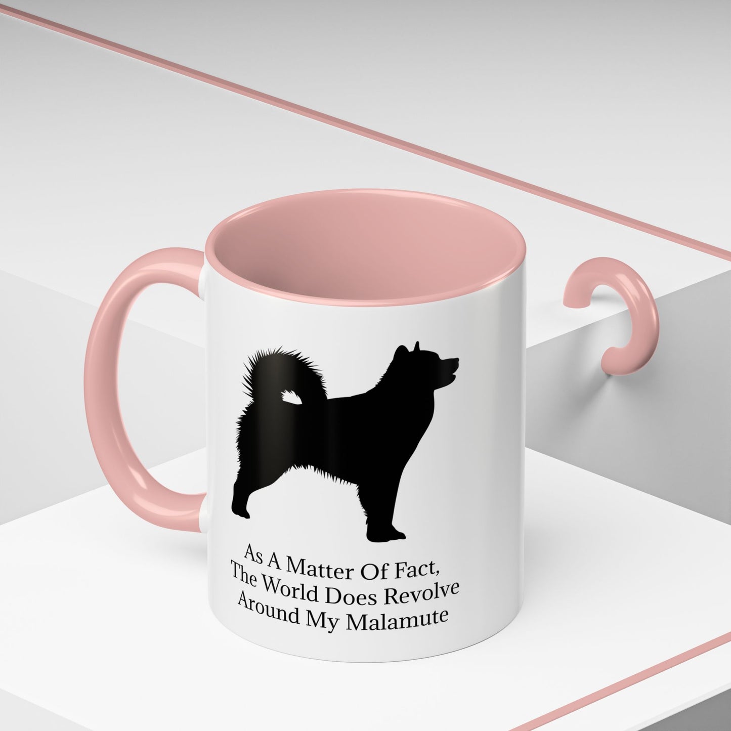 Matter Of Fact Malamute 2-Tone Coffee Mug