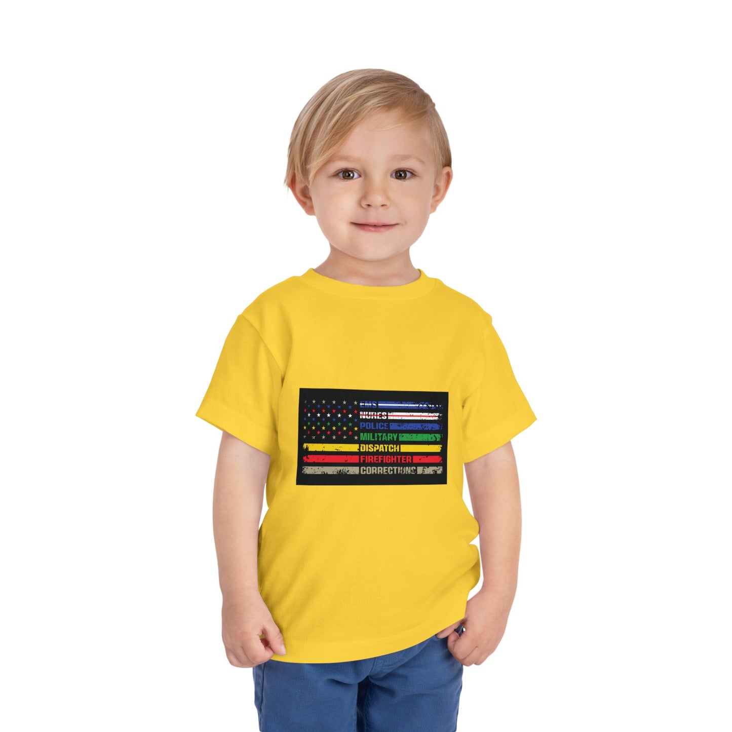 First Responder Toddler Unisex Short Sleeve Crewneck Tee