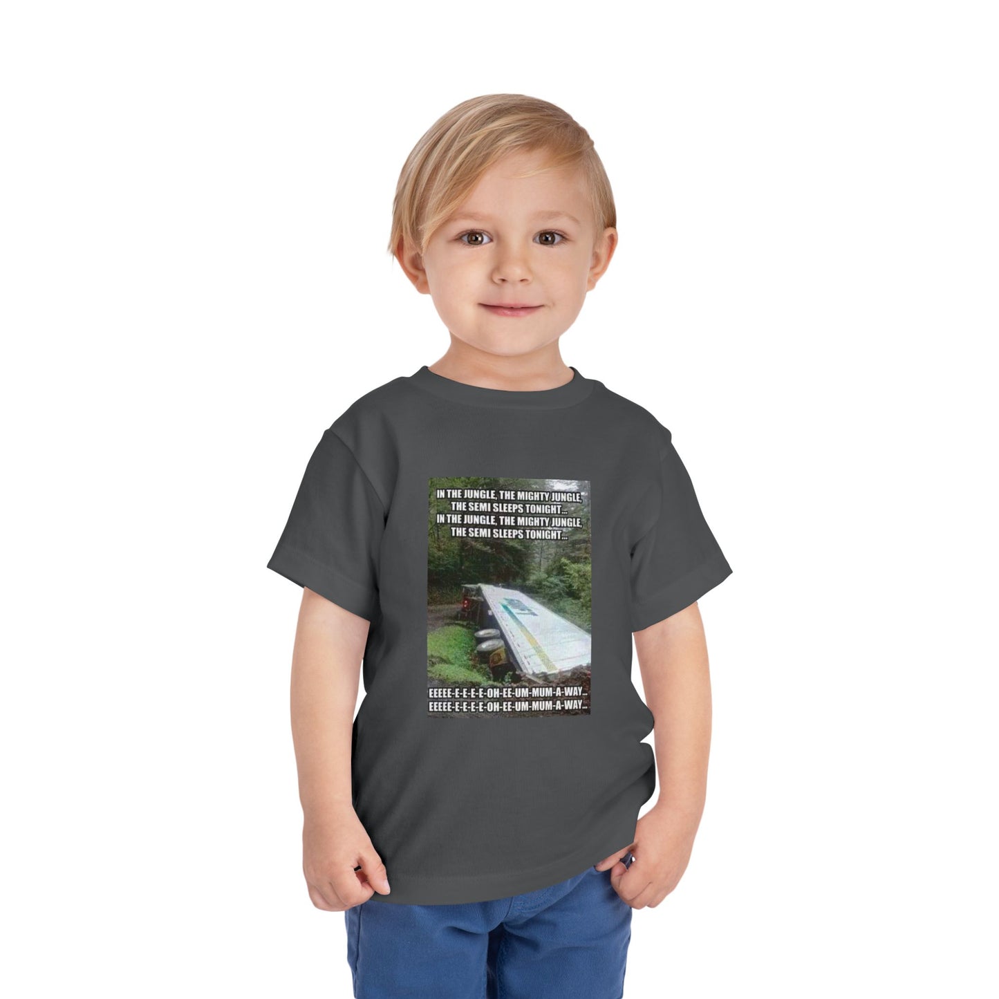 Semi Sleeps Toddler Unisex Short Sleeve Crewneck Tee