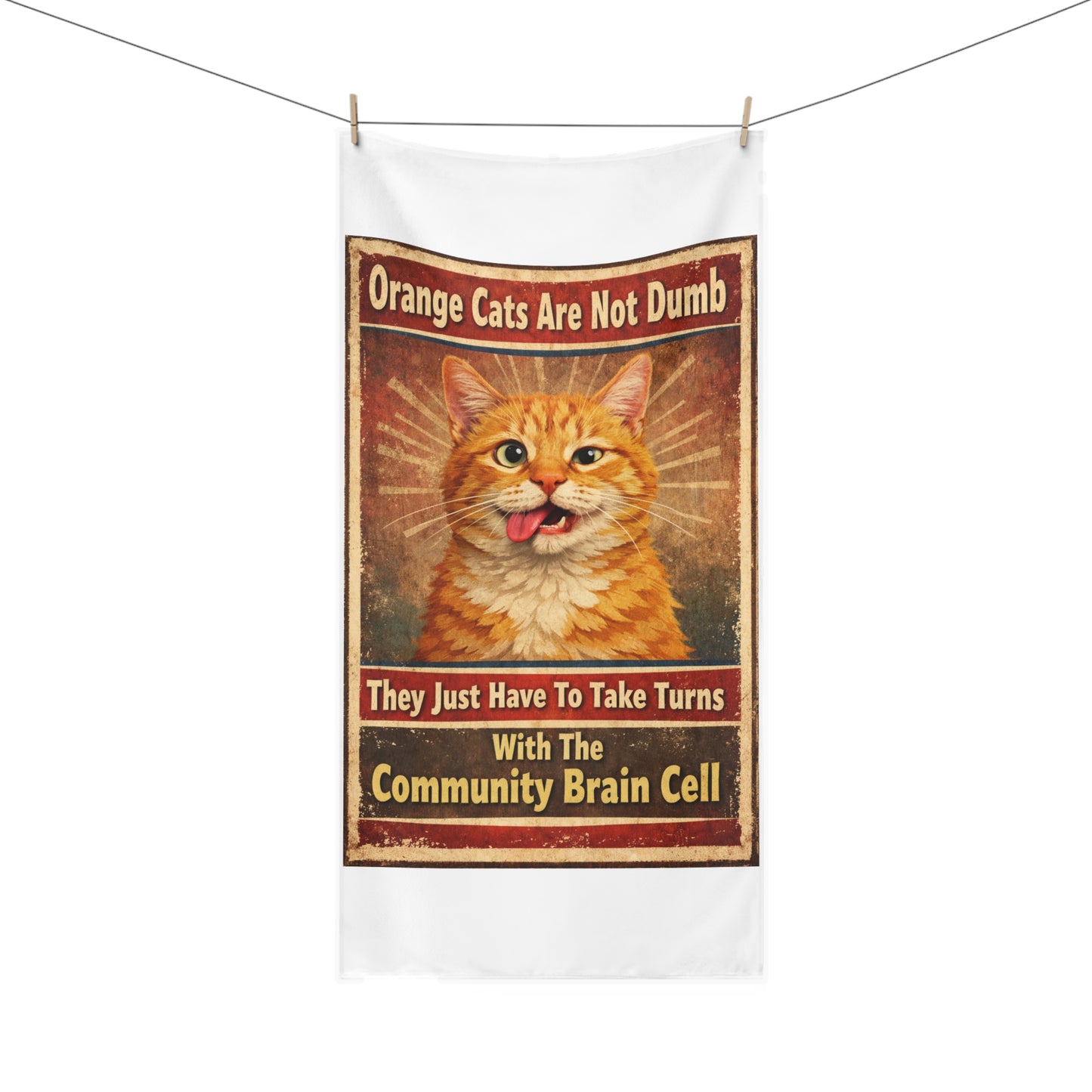 Community Brain Cell Mink-Cotton  Beach Towel