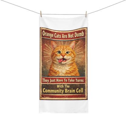 Community Brain Cell Mink-Cotton  Beach Towel