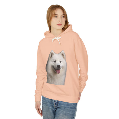 Samoyed Head Unisex Lightweight Hoodie