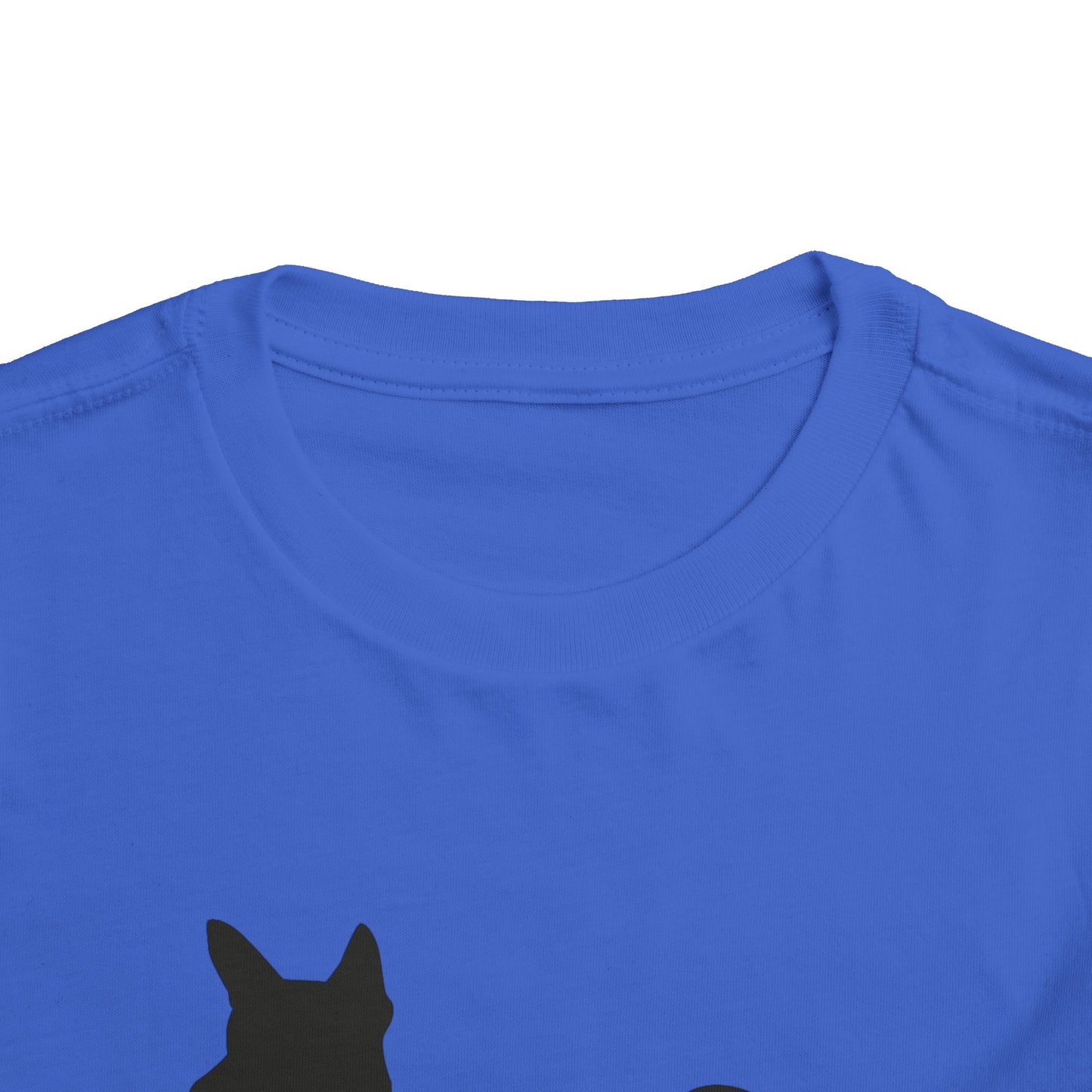 Basenji Silhouette Toddler Unisex Short Sleeve Crewneck Tee