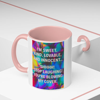 Blowing My Cover 2-Tone Coffee Mug