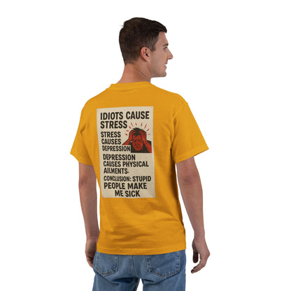 Stupid People Men's Short-Sleeve Crewneck Tee