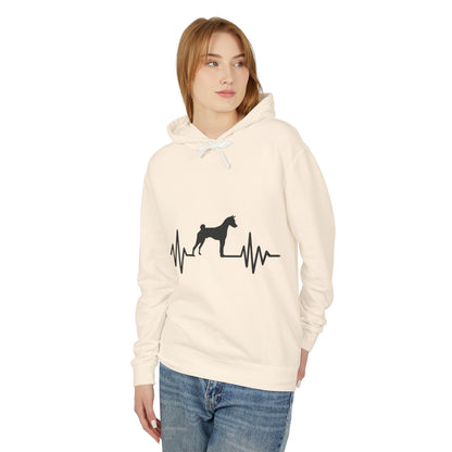 My Heart Beats For Basenjis Unisex Lightweight Hoodie