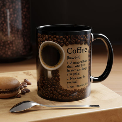 Coffee Definition 2-Tone Coffee Mug