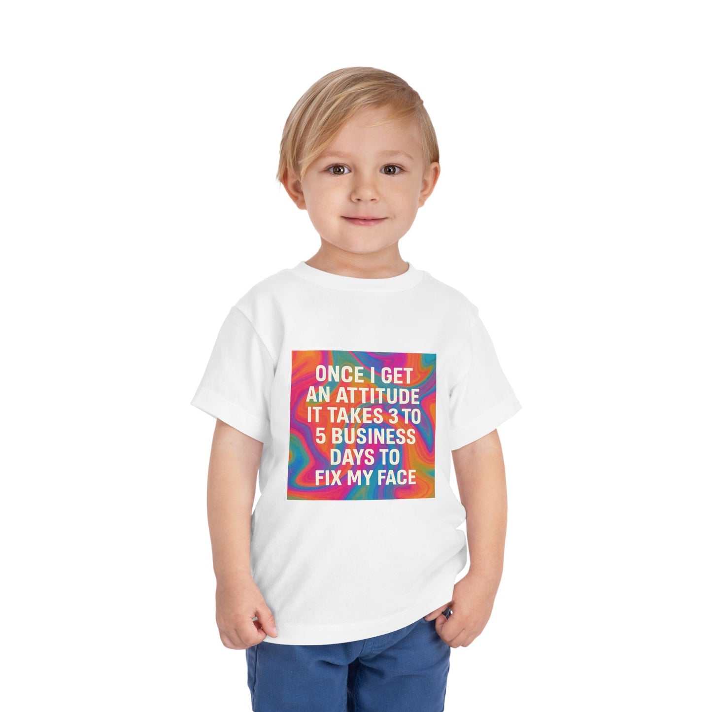Fix My Face Toddler Unisex Short Sleeve Crewneck Tee