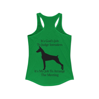 Arrange The Meeting Women's Racerback Tank