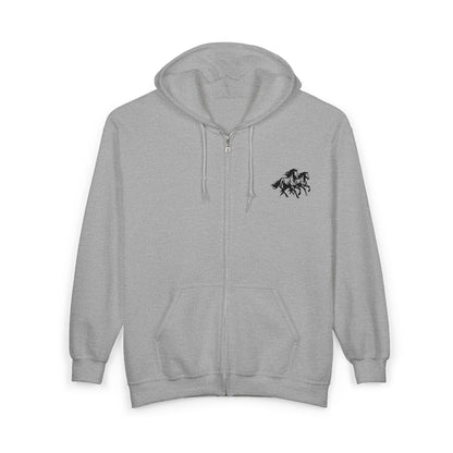 Horsin' Around Unisex Full Zip Hoodie