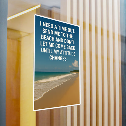 Time Out Vinyl Decal