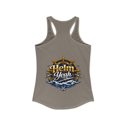 Helm Yeah Women's Racerback Tank