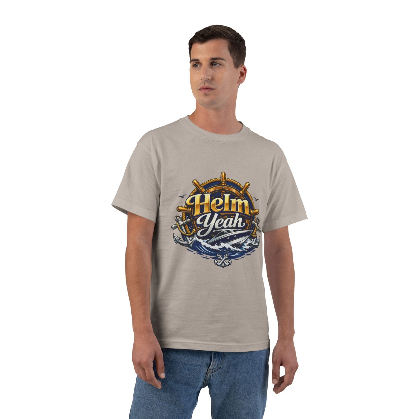Helm Yeah Men's Short-Sleeve Crewneck Tee