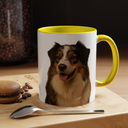 Aussie Head 2-Tone Coffee Mug
