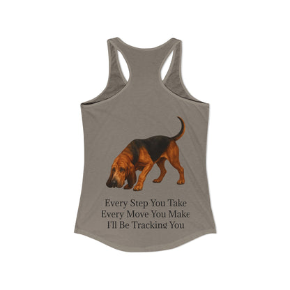 Tracking You Women's Racerback Tank